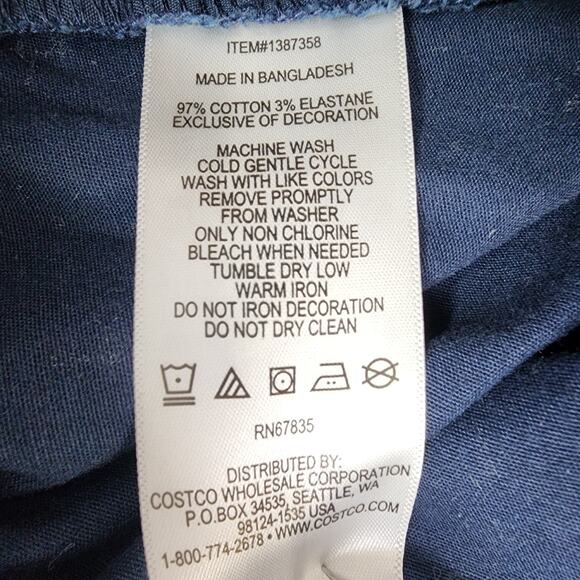 Nautica Short Womens 8 Blue Anchor Print Tailored Stretch Cotton Nautical Preppy - Picture 5 of 11